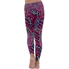 Kids  Lightweight Velour Classic Yoga Leggings 