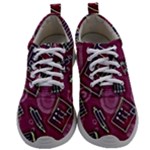 Abstract Art Pattern Design Background Mens Athletic Shoes