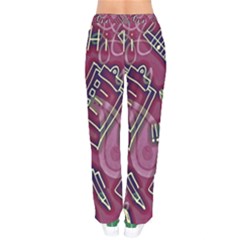 Women Velvet Drawstring Pants 