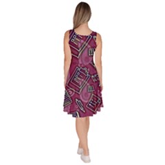 Knee Length Skater Dress With Pockets 