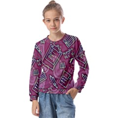 Kids  Long Sleeve T-Shirt with Frill  