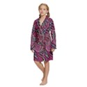 Kids  Long Sleeve Velvet Lounge Robe 