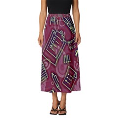 Classic Midi Chiffon Skirt 