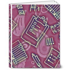 Abstract Art Pattern Design Background 7  x 9  Hardcover Notebook from ArtsNow.com