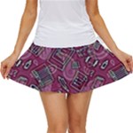 Abstract Art Pattern Design Background Women s Skort