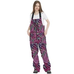 Women s Front Zip Ski And Snowboard Bib Pants 