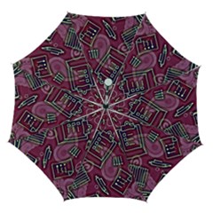 Abstract Art Pattern Design Background Automatic Folding Umbrella with Case (Medium) from ArtsNow.com