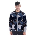 Blue Winter Camouflage, Military Camouflage Men s Windbreaker