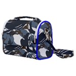 Blue Winter Camouflage, Military Camouflage Satchel Shoulder Bag