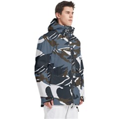 Men s Multi Pockets Zip Ski and Snowboard Waterproof Breathable Jacket 