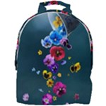 Falling Flowers, Art, Coffee Cup Mini Full Print Backpack