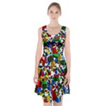 Falling Lego Bricks, Desenho, Fall, Games Racerback Midi Dress