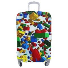 Falling Lego Bricks, Desenho, Fall, Games Luggage Cover (Medium) from ArtsNow.com