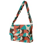 Retro Colorful Background, Retro Abstraction Full Print Messenger Bag (S)