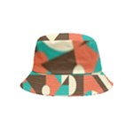 Retro Colorful Background, Retro Abstraction Inside Out Bucket Hat (Kids)