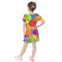 Kids  Short Sleeve Velvet Dress 