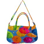 Umbrella, Colorful, Positive, Sky, Rainbow Removable Strap Handbag