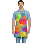 Umbrella, Colorful, Positive, Sky, Rainbow Kitchen Apron