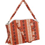 Geometrical Geometric Pattern Canvas Crossbody Bag