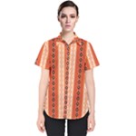 Geometrical Geometric Pattern Women s Short Sleeve Shirt