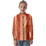 Geometrical Geometric Pattern Kids  Long Sleeve Shirt