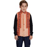 Geometrical Geometric Pattern Kid s Button Up Puffer Vest