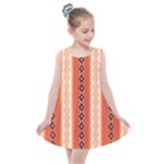 Geometrical Geometric Pattern Kids  Summer Dress