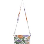 Embroidery Roses Floral Design Mini Crossbody Handbag