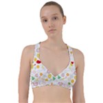 Pattern Seamless Texture Fruit Sweetheart Sports Bra