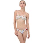 Pattern Seamless Texture Fruit Classic Bandeau Bikini Set