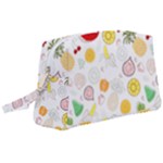 Pattern Seamless Texture Fruit Wristlet Pouch Bag (Large)