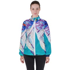 Women s High Neck Windbreaker 