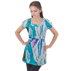 Puff Sleeve Tunic Top 