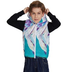 sailing boat Kids  Stylish Hooded Puffer Vest from ArtsNow.com