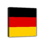 German Flag Mini Canvas 4  x 4  (Stretched)