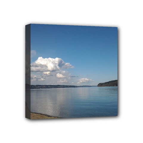 Puget Sound Mini Canvas 4  x 4  (Stretched) from ArtsNow.com