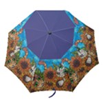 Sunflower Cats Folding Umbrella