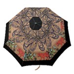 Cat Garden Medium Folding Umbrella