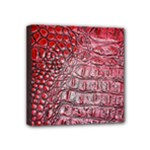 Ll Alligator Red Mini Canvas 4  x 4  (Stretched)