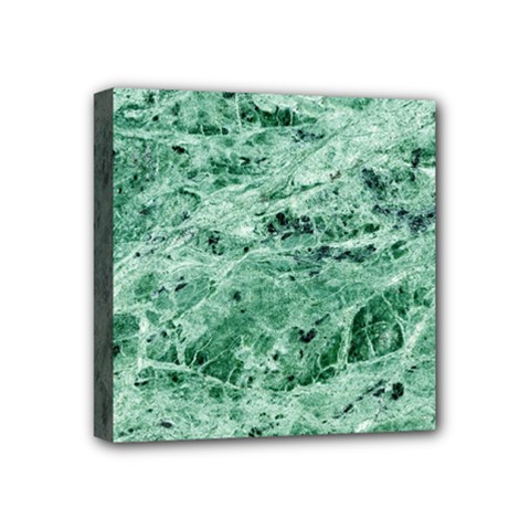 12x12 Gemstone Green Marble Mini Canvas 4  x 4  (Stretched) from ArtsNow.com