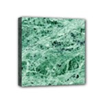 12x12 Gemstone Green Marble Mini Canvas 4  x 4  (Stretched)