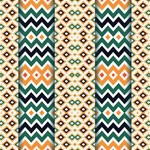 Tribal, Mandan Pattern Print