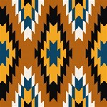 Tribal Pattern Print, Navajo