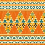 Tribal Pattern Print, Panamint