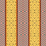 Tribal Pattern Print, Pawnee