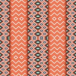 Tribal Pattern Print, Piegan