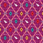 Tribal Pattern Print, Apache