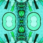 Abstract,Green Tribal, Native American Print