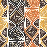 Denaline  Tribal Print