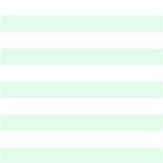 Horizontal Stripes - White and Pale Green